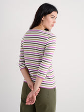 Load image into Gallery viewer, Sea Salt - Sailor Top in Tri Mini Cornish Fennel