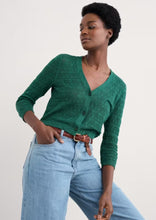 Load image into Gallery viewer, Sea Salt - Sweet Day Cardigan in Pine Shoots