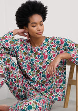 Load image into Gallery viewer, Sea Salt - Tree Shadow Pyjamas in Zennor Blooms Mix