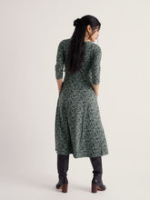 Load image into Gallery viewer, Sea Salt - Veronica Dress in Painted Seaweed Lichen