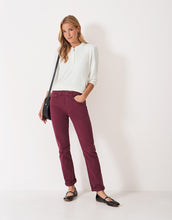 Load image into Gallery viewer, Crew Clothing - Pretty Frill Jersey Blouse in White Linen