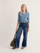 Load image into Gallery viewer, Sea Salt - Wavecrest Shirt in Sketchbook Blooms Marine