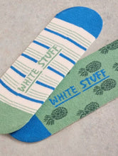 Load image into Gallery viewer, White Stuff - 2 Pack Pineapple No Show Socks in Green Multi