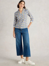 Load image into Gallery viewer, White Stuff - Annie Jersey Shirt in White Print