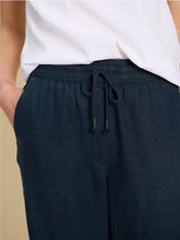 Load image into Gallery viewer, White Stuff - Belle Linen Wide Trousers - Dark Navy
