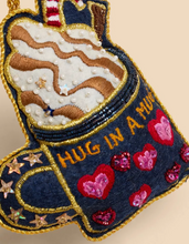 Load image into Gallery viewer, White Stuff - Hot Choc Sparkle Hanging Decoration