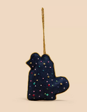 Load image into Gallery viewer, White Stuff - Hot Choc Sparkle Hanging Decoration