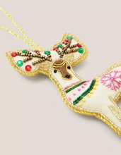 Load image into Gallery viewer, White Stuff- Stag Sparkle Hanging Decoration