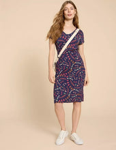 Load image into Gallery viewer, White Stuff - Tallie Eco Vero Jersey Dress - Navy Print