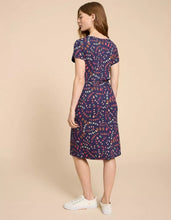 Load image into Gallery viewer, White Stuff - Tallie Eco Vero Jersey Dress - Navy Print