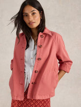 Load image into Gallery viewer, White Stuff - Eden Denim Jacket in Mid Red