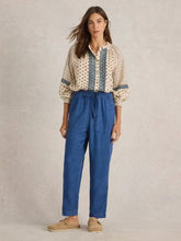 Load image into Gallery viewer, White Stuff - Elle Linen Blend Trouser in Chambray Blue