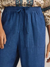 Load image into Gallery viewer, White Stuff - Elle Linen Blend Trouser in Chambray Blue