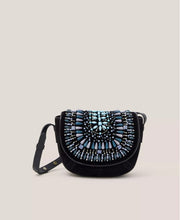Load image into Gallery viewer, White Stuff - Blair Suede Embellished Bag - Navy Multi