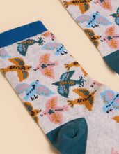 Load image into Gallery viewer, White Stuff - Flying Bird Ankle Sock - Grey Multi