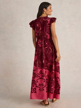 Load image into Gallery viewer, White Stuff - Lorna Linen Blend Maxi Dress in Red Multi