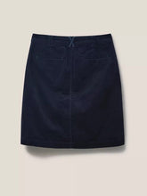 Load image into Gallery viewer, White Stuff - Melody Organic Cord Skirt - Dark Navy