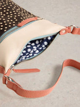 Load image into Gallery viewer, White Stuff - Mini Farrah Leather Crossbody in Black Multi
