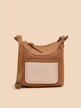Load image into Gallery viewer, White Stuff - Mini Fleur Suede Crossbody - Tan Multi