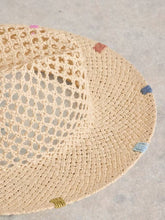 Load image into Gallery viewer, White Stuff - Open Weave Fedora in Natural Multi