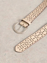 Load image into Gallery viewer, White Stuff - Punch Out Floral Belt in White Multi