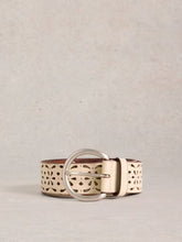 Load image into Gallery viewer, White Stuff - Punch Out Floral Belt in White Multi
