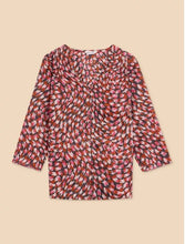 Load image into Gallery viewer, White Stuff - Rae Organic Cotton Top - Pink Print