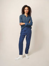 Load image into Gallery viewer, White Stuff - Rowena Linen Trousers in Dark Navy