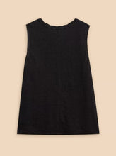 Load image into Gallery viewer, White Stuff - Rylee Linen Vest - Pure Black
