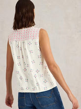 Load image into Gallery viewer, White Stuff - Tulip Sleeveless Shirt in Pink Print