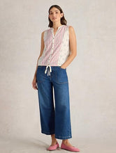 Load image into Gallery viewer, White Stuff - Tulip Sleeveless Shirt in Pink Print