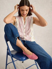 Load image into Gallery viewer, White Stuff - Tulip Sleeveless Shirt in Pink Print