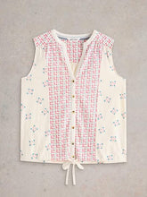 Load image into Gallery viewer, White Stuff - Tulip Sleeveless Shirt in Pink Print