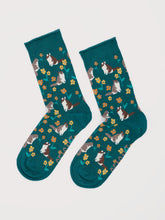 Load image into Gallery viewer, Sea Salt - Bamboo Arty Socks in Lazy Days Deep Dive