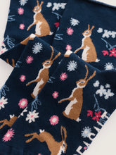 Load image into Gallery viewer, Sea Salt - Bamboo Arty Socks in Hares Leap Maritime