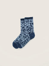 Load image into Gallery viewer, Sea Salt - Organic Cotton Arty Socks in Beech Canopy Raincloud