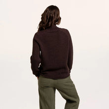Load image into Gallery viewer, Brakeburn - Agnes Knitted Roll Neck Jumper in Brown