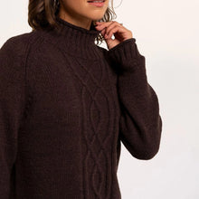 Load image into Gallery viewer, Brakeburn - Agnes Knitted Roll Neck Jumper in Brown