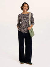 Load image into Gallery viewer, Brakeburn - Brielle 3/4 Sleeve T-Shirt in Navy