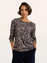 Load image into Gallery viewer, Brakeburn - Brielle 3/4 Sleeve T-Shirt in Navy