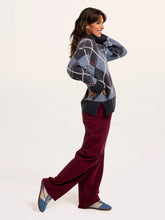 Load image into Gallery viewer, Brakeburn - Helga Argyle Intarsia Knitted Jumper in Navy