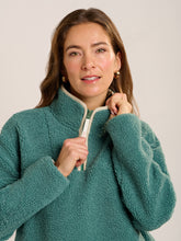 Load image into Gallery viewer, Brakeburn - Mangerton Quarter Zip Sweatshirt in Teal