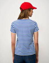 Load image into Gallery viewer, Crew Clothing - Breton T-Shirt in White/Blue