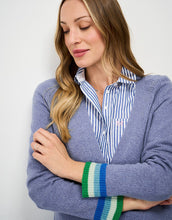 Load image into Gallery viewer, Crew Clothing - Harmony Relaxed Cardigan in Blue