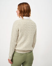 Load image into Gallery viewer, Crew Clothing - Heritage Chunky Cable Crew Neck Jumper in Oatmeal