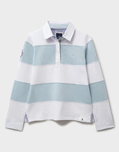 Load image into Gallery viewer, Crew Clothing - Long Sleeve Stripe Rugby in Blue/White