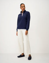 Load image into Gallery viewer, Crew Clothing - Micro Fleece Quarter Zip Sweat in Navy