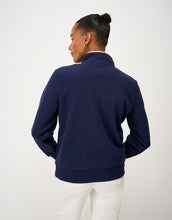 Load image into Gallery viewer, Crew Clothing - Micro Fleece Quarter Zip Sweat in Navy