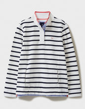 Load image into Gallery viewer, Crew Clothing - Padstow Pique Sweat - White Navy