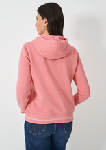 Load image into Gallery viewer, Crew Clothing - Embroidered Graphic Hoodie in Flamingo Plume